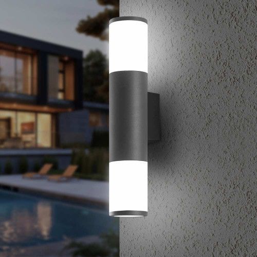 Фото LED світильник архітектурний AR092B IP54 VIDEX 2xGU10 28154,