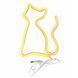 Фото Світильник Goldlux 327093 Neon Cat Led 1x3W USB 5V DC 1A IP20 Wh 91595, вид 1,