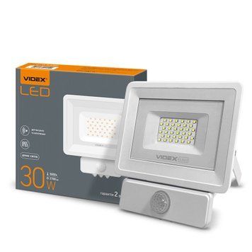 Фото LED прожектор VIDEX Fe 30W 5000K Сенсорный 24635,