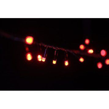 Фото Гірлянда вулична LUMION нитка &laquo;String light&raquo; Static 200LED 230V IP44 білий / червоне 10м 2025-DЕ,