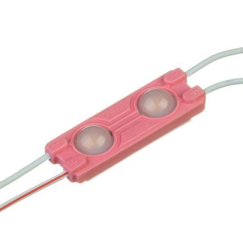 Фото Світлодіодний модуль 12 V рожевий smd5730 2led 1W IP65 1019207,