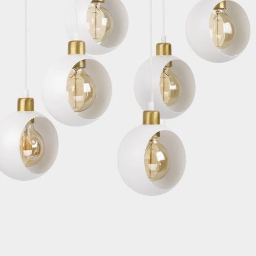Фото Люстра підвіснаTK-Lighting cyklop white 2746 білий 2746,