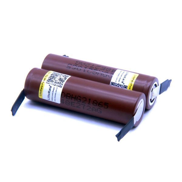 Фото Акумулятор Liitokala Lii HG2-N 18650 3000 mAh 20A без захисту Lii-HG2-N,