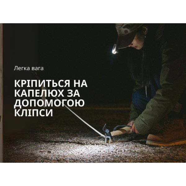 Фото Фонарь с клипсой Naturehike NH21ZM013, бежевый 6927595798973,