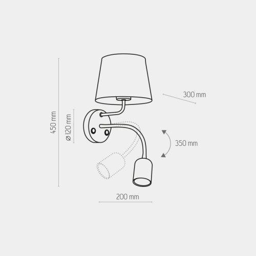 Фото Бра TK-Lighting maja led gray 2536 2536,