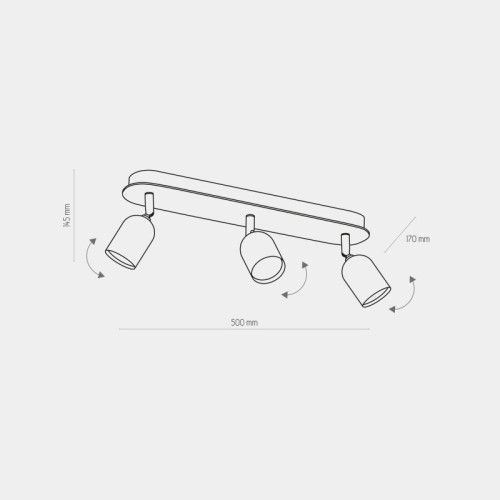 Фото Спот TK-Lighting top wood 3 3296 3296,