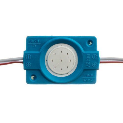Фото Світлодіодний модуль 12 V синій COB круглий 1led 2,4 W IP65 1018222,