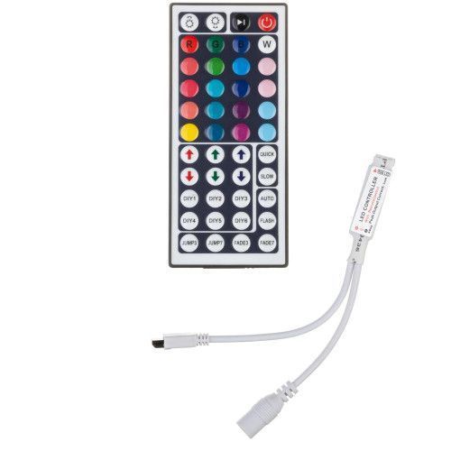 Фото LED контролер mini світлодіодний RGB 6А 72Вт (IR 44 кнопки) 1009337,