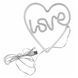 Фото Светильник Goldlux 327154 Neon Love Heart Led 1x3W USB 5V DC 1A IP20 Wh 91601, вид 2,