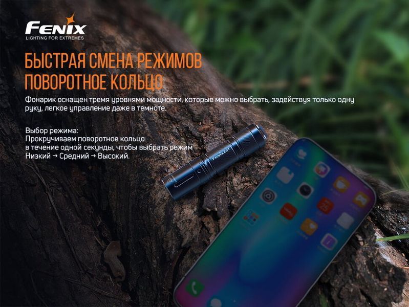 Фото Налобный фонарь Fenix HM65R+фонарь ручной Fenix E01 V2.0 в подарок HM65RE01V20,