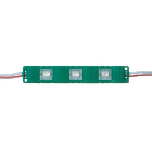 Фото Світлодіодний модуль 12 V зелений smd5730 3led 1.5 W IP65 1019010,