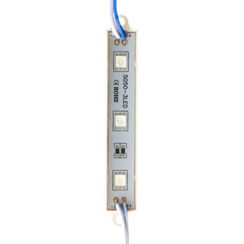 Фото Светодиодный модуль 12 V синий smd5050 3led 0.72 W IP65 1018053,
