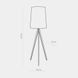 Фото Торшер TK-Lighting walz white 5047 білий 5047, вид 2,