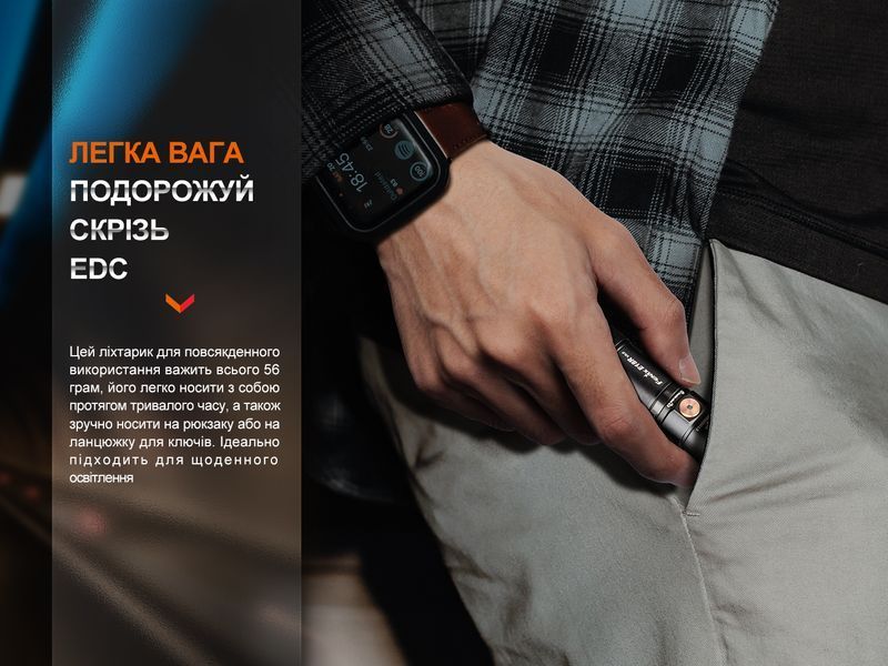 Фото Фонарь ручной Fenix E18R V2.0 E18RV20,