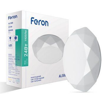 Фото Светодиодный светильник Feron AL588 24W 5000К 40193,