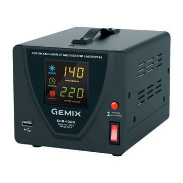 Фото Стабілізатор напруги Gemix SDR-1000 SDR1000.700W,