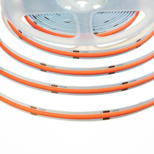 Фото Светодиодная красная лента 24V COB 320LED/м IP20 1022561,
