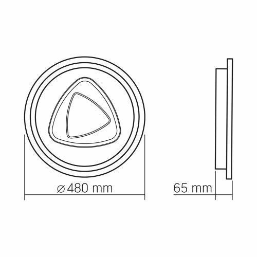 Фото LED светильник функциональный VIDEX DECORA 56W VL-CLD-997-SL 28275,