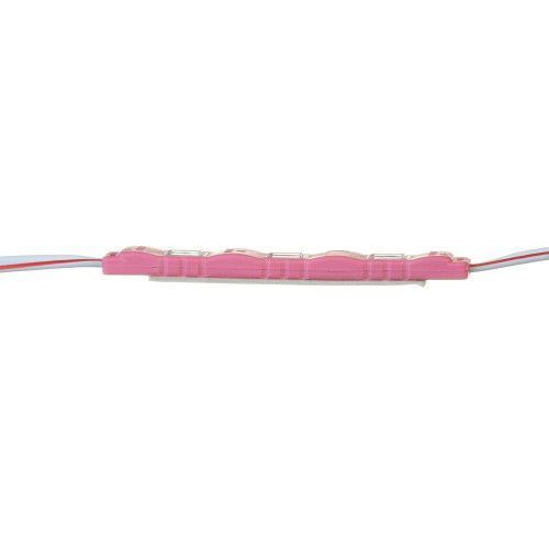 Фото Світлодіодний модуль 12 V рожевий smd5730 3led 1.5 W IP65 1019012,