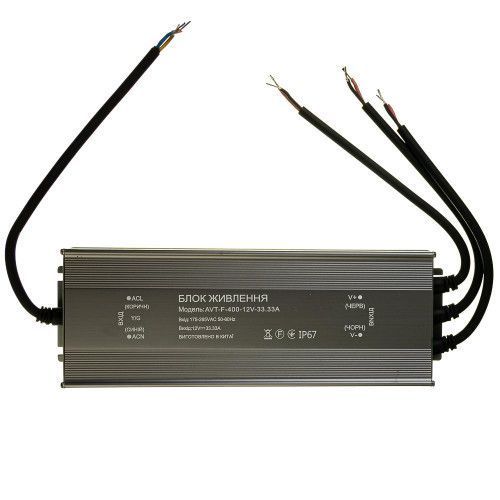 Фото Led блок живлення 12V (герметичний) 33,3А 400Вт AVT 1019881,