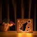 Фото Светильник ночник ArtEco Light с дерева LED "Волк и луна" с пультом и регулировкой света, цвет теплый белый 1020406, вид 2,