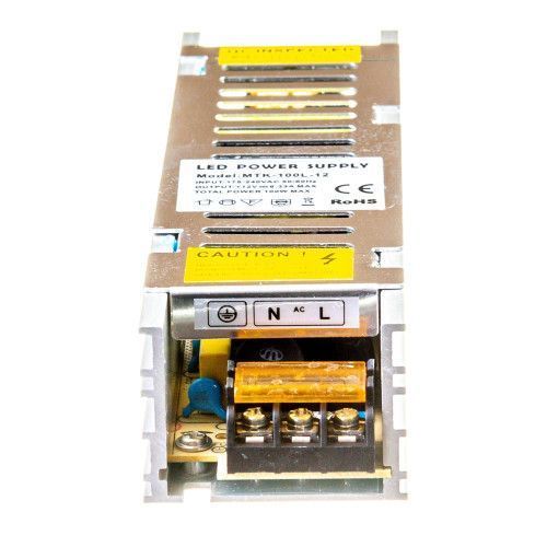 Фото Led блок живлення 12V 8.33A 100Вт IP20 LONG 1013436,