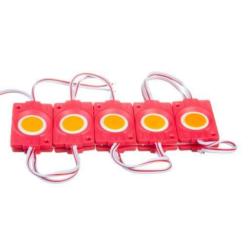 Фото Светодиодный модуль 12 V красный COB круглый 1led 2,4 W IP65 1018223,