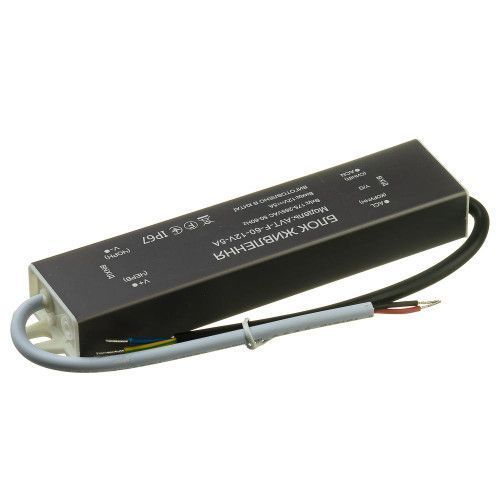 Фото Led блок живлення 12V (герметичний) 5А 60Вт AVT 1019874,