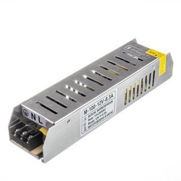 Фото Led блок живлення 12V 8.3A 100Вт IP20 M 1018125,