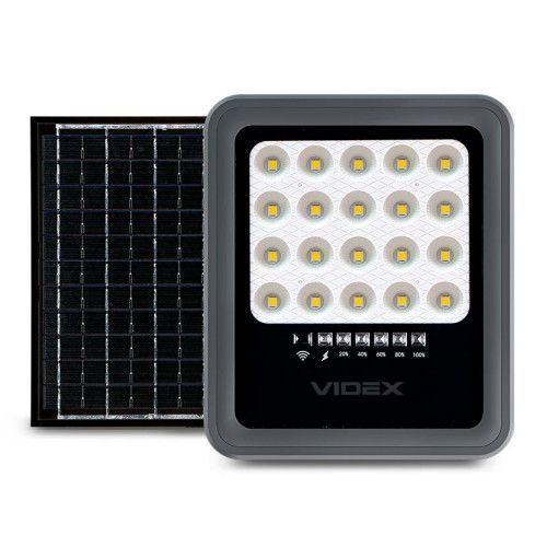 Фото LED прожектор автономний VIDEX 500Lm 5000K 27409,