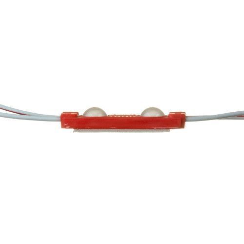 Фото Светодиодный модуль 12 V красный smd5730 2led 1W IP65 1019204,