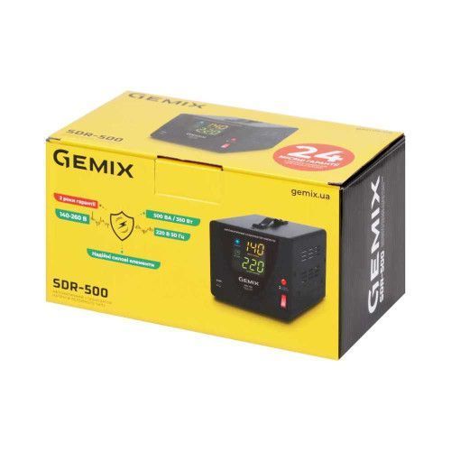 Фото Стабилизатор напряжения Gemix SDR-500 SDR500.350W,