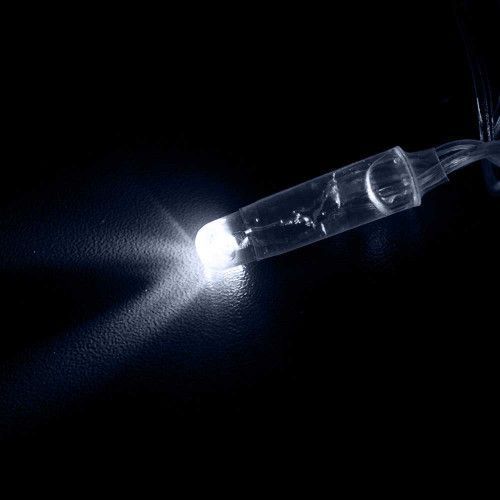 Фото Гірлянда вулична STARLIGHT бахрома білий/жовтий Flash 75LED IP44 прозорий 2x0,7м 57267,