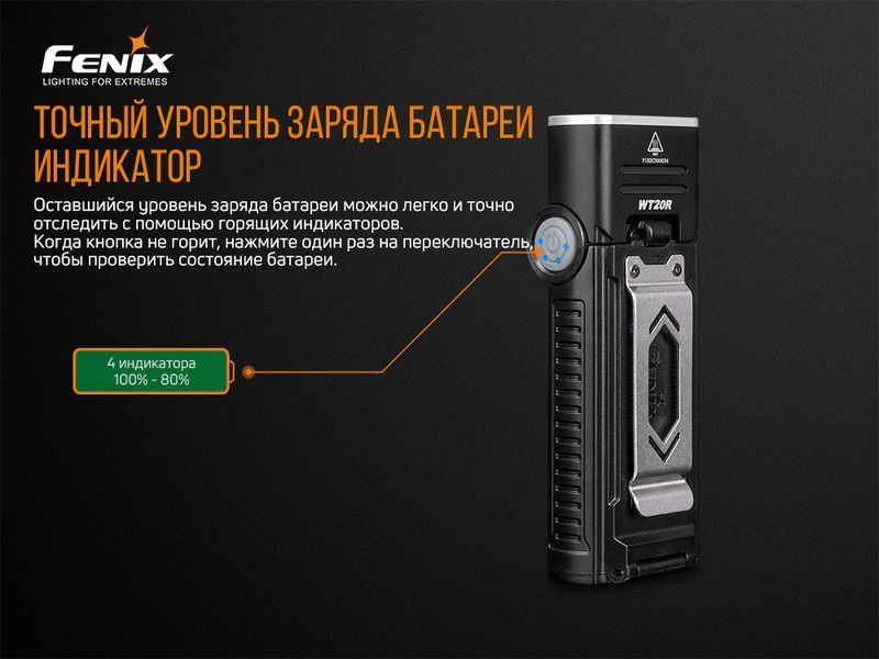 Фото Ліхтар ручний Fenix WT20R WT20R,