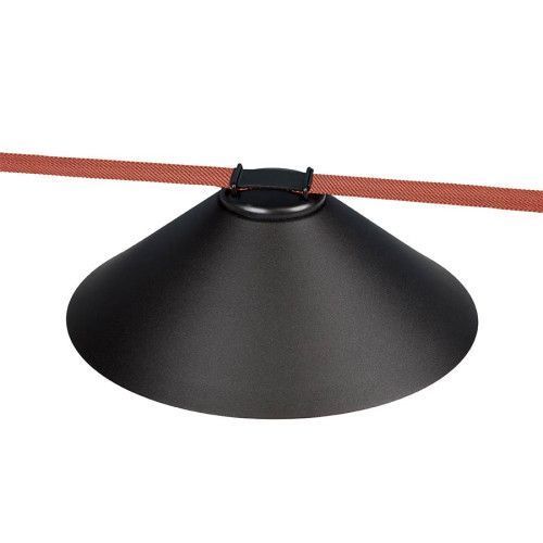 Фото Конусный светильник 78012-BL06 BK 12W (300мм) для текстильной трековой системы LVS4992,