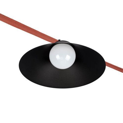 Фото Конусный светильник 78012-BL06 BK 12W (300мм) для текстильной трековой системы LVS4992,