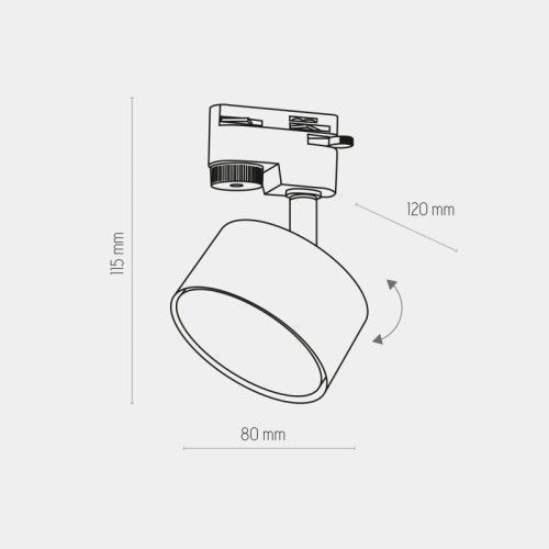 Фото Трековый светильник TK-Lighting tracer gx53 Белый 4397 4397,