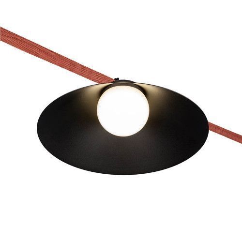 Фото Конусный светильник 78012-BL06 BK 12W (300мм) для текстильной трековой системы LVS4992,