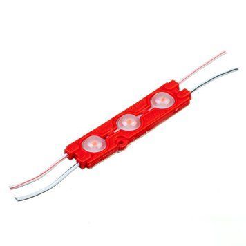 Фото Светодиодный модуль 12 V красный smd5730 3led 1.5 W IP65 (66мм) 1018044,