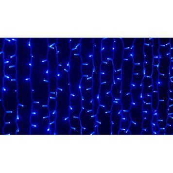 Фото Гірлянда вулична LUMION штора 288LED 230V IP44 білий / синій 1,5x1m 4018698,