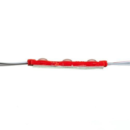 Фото Світлодіодний модуль 12 V червоний smd5730 3led 1.5 W IP65 (66мм) 1018044,