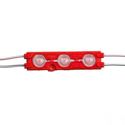 Фото Світлодіодний модуль 12 V червоний smd5730 3led 1.5 W IP65 (66мм) 1018044,
