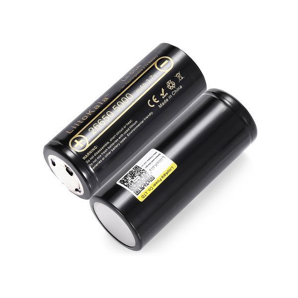 Фото Акумулятор Liitokala Lii-50A-JT 5000 mAh 20A 26650 Li-ion Lii-50A-JT,