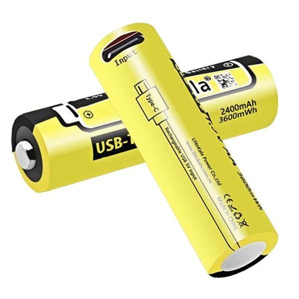 Фото Акумулятор LiitoKala USB-T36 1.5V 3600mWh USB-T36,