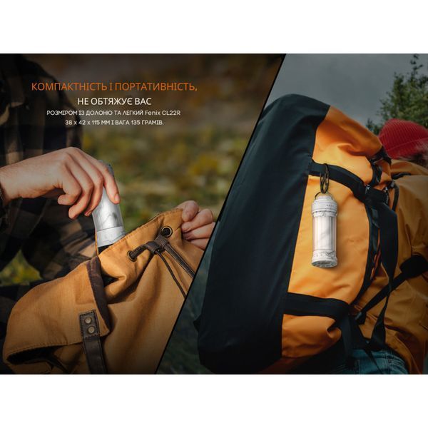 Фото Фонарь кемпинговый Fenix CL22R, черный CL22RBK,
