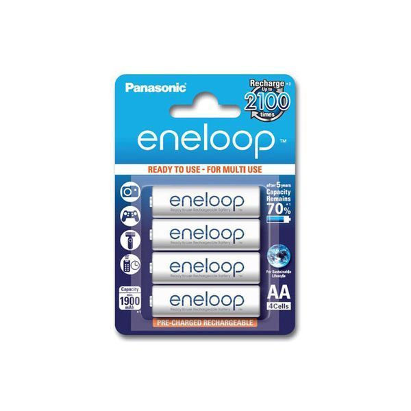 Фото Аккумулятор Panasonic Eneloop AA 1900mAh Ni-MH 1 шт Panasonic1900bulk,
