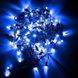 Фото Гирлянда уличная STARLIGHT бахрома синий Flash 75LED IP44 черный 2x0,7м 57263, вид 1,