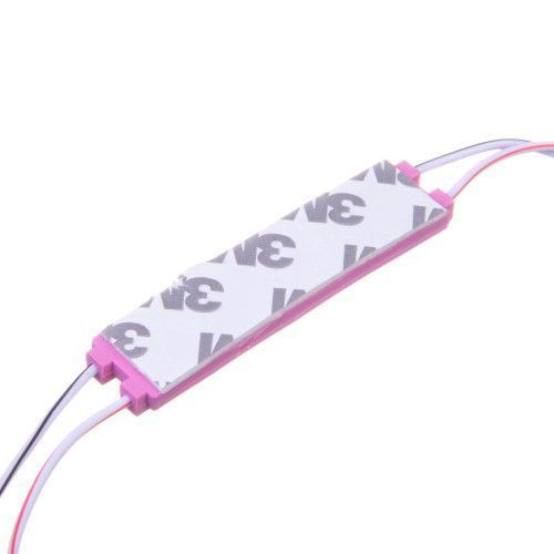 Фото Світлодіодний модуль 12V рожевий smd5730 3led 1.5 W IP65 1018046,