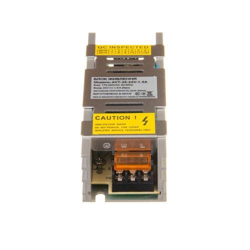 Фото Led блок живлення 24V 1,5 A 36Вт IP20 AVT 1021021,