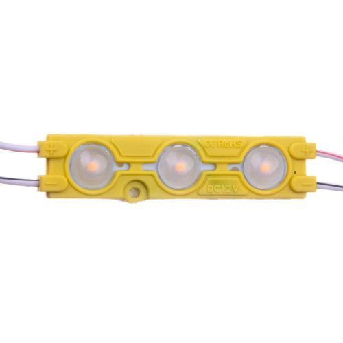 Фото Светодиодный модуль 12V желтый smd5730 3led 1.5 W IP65 1018045,